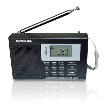 Portabil Full-band Digital Tuning Multiband Stereo Tuner MW/AM/FM/SW Radio pe unde Scurte REC Receptor de Control