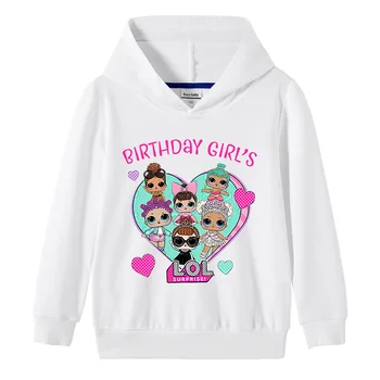 LOL Surpriză de Primăvară Haină de Iarnă Jachete tricou cu Maneca Lunga, Hanorace Fete Copii Sport Hanorac Bluze Haina Pentru Copii Îmbrăcăminte