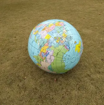 Mare glob Gonflabil 90CM Devreme de Învățământ Gonflabile Pământ Geografie Lume Glob Harta Balon de Jucărie Minge de Plaja copii jucarii