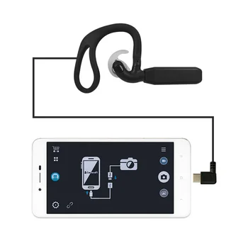 1080P Portabil Ureche Cască UVC Camera de Supraveghere Video USB OTG Camera Construit În Microfon Cască Telefon Mobil Cap aparat de fotografiat USB
