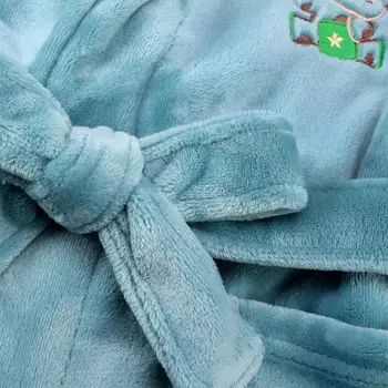 Iarna Flanel Halat de baie pentru Baieti pentru Copii pentru Copii de Înaltă Calitate Cald Fleece Coral Pijamale Desene animate Ursul Pjajmas Homewear Haine