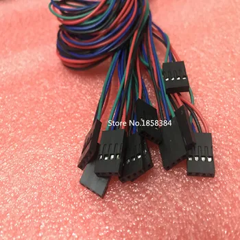 Transport gratuit 50pcs 70cm 4 Pini de sex Feminin la femei Fuzibil Dupont Cablu pentru Imprimantă 3D