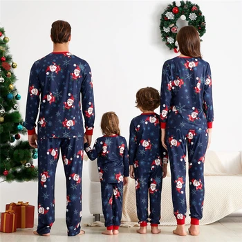 2020 Noua Familie De Craciun Potrivire Set De Pijama Tatăl Mama Fiul Fiica Haine Fete Băiat Mama Tata Set De Pijama Baby Vladan