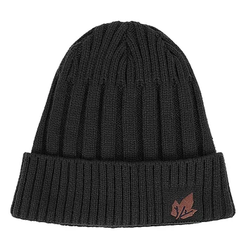 2019 pălărie pentru bărbați de iarnă eșarfă plus catifea bărbați și femei frunză de arțar bumbac pălărie în aer liber cald tricot pălărie salopete groase de bumbac de înaltă calitate