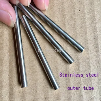 8mm Diametru DIY Cuțit Cuțit Mozaicuri Pin Nituri 9cm Lungime de Unghii Tub de Alamă+Tub de oțel #803