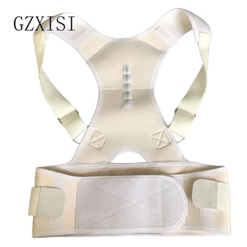 Masculin Feminin Body Shaper belt Suport Lombar Reglabil Corector de Postura cu bretele de umăr spate centura de sprijin fajas modeladoras