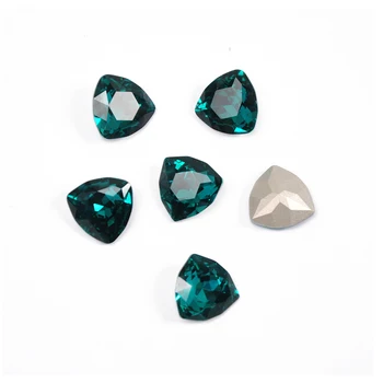 YANRUO 4706 Albastru Zircon de Culoare Trilliant Forma Pietre Cristale Strălucitoare Unghii Pe Stras Pentru 3D DIY Unghii Art Decor