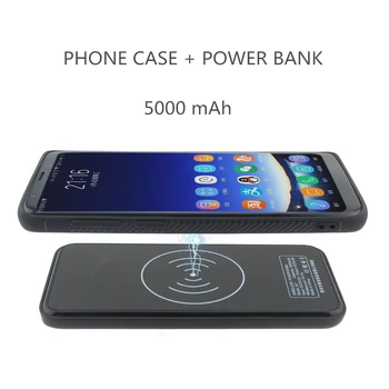Magnetic Wireless de Încărcare a Bateriei de Cazuri Pentru Huawei Mate 20 Pro Caz Baterie 5000mAh Sticla de Rezervă de Putere Banca Acoperi Caz