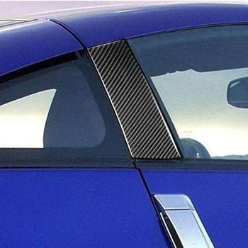 Pentru Nissan 350Z Z33 2003-2009 Fibra de Carbon B Pilon Acoperă Autocolant Fereastra Poartă Decorative Lipi Pe Masina Modificata Accesorii