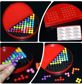 Trei-dimensionale de culoare perla puzzle puzzle joc de gândire 180 trece de inteligență pentru copii jucarii creative