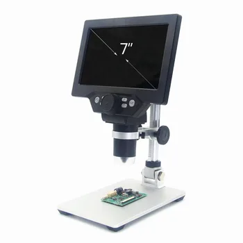 1-1200X Microscop Digital G1200 Electronice Video Microscop 7 Inch de Mare Colorate Display LCD 12MP Continuă Amplifica Lupa