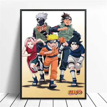 Naruto Poster Clasic Anime Panza Pictura Postere Si Printuri Poze De Perete Pentru Camera De Zi Desene Animate Decorare Decor Acasă