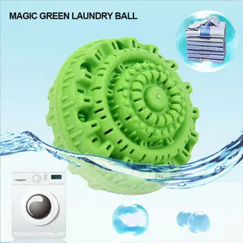 1 BUC Verde Eco-friendly, Spălătorie Mingea Reutilizabile Anioni, Molecule de Curățare Magic de Spălat Îngrijire Personală Curățare Instrument Transport Gratuit