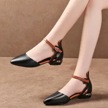 Cresfimix femei drăguț catarama curea de înaltă calitate pu negru din piele pantofi cu toc doamna clasic pompe de vară zapato tacon alto a6012