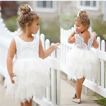 Rochii de vara pentru fata fete în haine albe margele printesa rochie de seara elegant ceremonia de 4 5 6 ani Adolescent costum