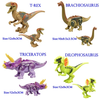 20buc Dinozauri set Pentru Legoes Lumea Dinozaur Jurassic Park Tyrannosaurus Rex Acțiune Figura Bloc Caramida Copii Jucarii Cadou