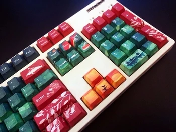 1 set 60/87/104 cheile Mare Un Stil PBT Sublimare Taste tastatură mecanică Tasta caps pentru MX comutator