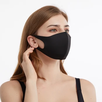 10/50 buc Negru Reutilizabile Masca de Fata Lavabil Gura Masca Anti Praf Masque Masca Facială de Protecție a Respirației Vara Mascarillas