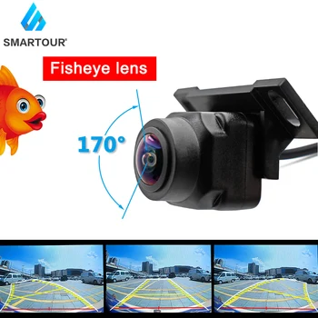 Smartour HD 1920*1080P Viziune de Noapte Obiectiv Fisheye Vehicul Inversă Backup dinamic Spate Vedere aparat de Fotografiat Universal Urmări camera