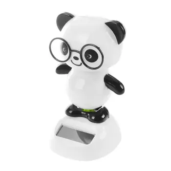 Energia Solară Cifrele De Dans Panda,Noutate Birou Mașină De Jucărie Ornament