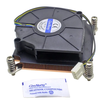1U Server CPU Cooler Cupru Radiator radiator Pentru procesor Intel Xeon LGA 2011 2066 de Lucru Calculator Industrial de Răcire Activă