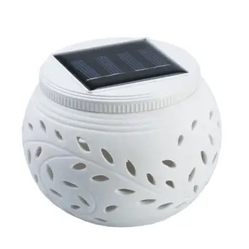 100*80mm Model Gol Ceramice LED Lumina Solara Colorate Solare de Gradina, Gazon Decorativ, Lampa Mini Dormitor Noptieră Lumina de Noapte