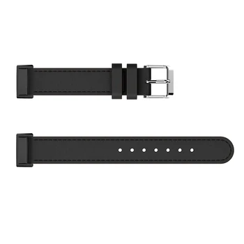 Piele watchband curea Pentru Fitbit Charge 3 ceas Premium din piele Bratara bratara curele adăuga calitate Conector Accesorii