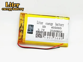 3.7 V 2500mAh 405085 Litiu-Polimer Li-Po, li-ion Reîncărcabilă de celule de Baterii Pentru Mp3 MP4 MP5 GPS DVD mobil Difuzor bluetooth