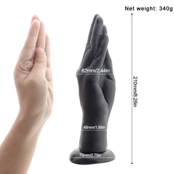 Silicon Puternic ventuza Anal Plug Introduce Dopul Pumnul Fisting Sex Jucării de Pluș Dildo Vibrator Mare Parte de Sex de Produse pentru Femei
