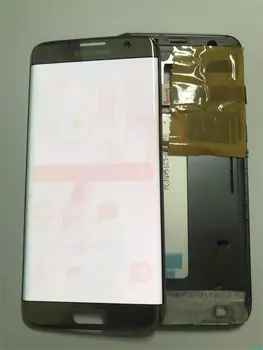 Super AMOLED Pentru Samsung Galaxy S7 Edge G935F G935FD Burn-in umbra Display Lcd Touch Screen Digitizer 5.5