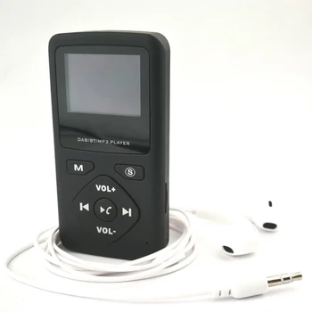 Personal de Buzunar FM Mini Radio Portabil Digital DAB Radio Bluetooth 4.0 Cască H05A