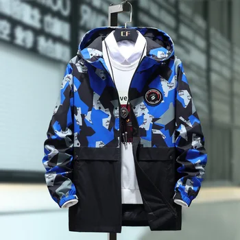 Plus Dimensiune 10XL 9XL 8XL 7XL barbati jacheta camuflaj Jachete cu gluga Hanorac trenci ofițeresc pentru bărbați Îmbrăcăminte de Streetwear