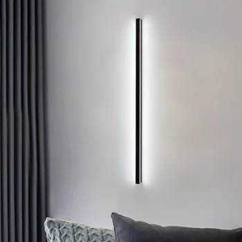Minimalist lampă de perete modernă fâșie lungă condus personalitate dormitor noptieră culoar living fundal lampă de perete lămpi creative