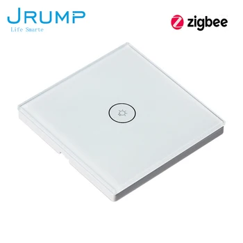 JRUMP Zigbee Smart Touch Switch-uri Switch-uri de Perete WIFI Interruptorer Switch-uri de Lucru Alexa Google Acasa de Lux, Geam Panou