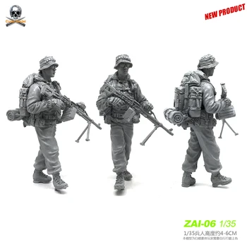 1/35 Rășină Figura Kituri Soldat rus Forțele Speciale Moderne Model de Auto-asamblate Zai-06