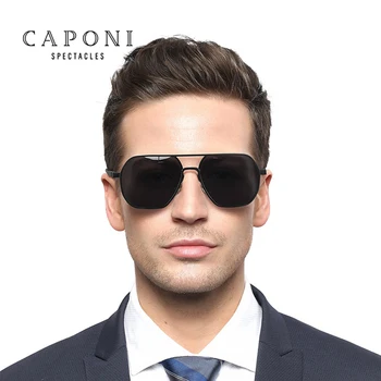 CAPONI Bărbați ochelari de Soare 2020 Nou Fotocromatică Polarizat Ochelari de Soare Femei Anti Raze UV Moda Retro Ochelari de gafas de sol BS8692