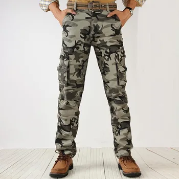 Tactic Pantaloni sex Masculin Camo Jogger Casual Barbati Pantaloni Pantaloni de Bumbac de Luptă Armata SWAT Militare Bumbac Multe
