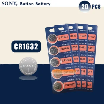 20buc Sony Original CR1632 Buton Baterie Pentru Ceas Cheie de la Distanță Masina cr 1632 ECR1632 GPCR1632 3v Baterie cu Litiu