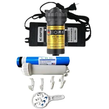 600 gpd osmoza inversa filtru de apă LBC 3013-600 membrana ro +pompa de rapel + Adaptor+filtru de apă de locuințe