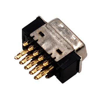 Elecalt D-J2CNS Encoder Conector Kit pentru Mitsubishi DL-J2 D-J2CNS MS3106B20-29 10320 17-pin Plug