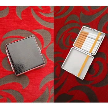 Piele de Metal Subțire de Țigară Caz 20 s Țigară de Tutun Suport Cutie Portabil Bărbați Accesorii