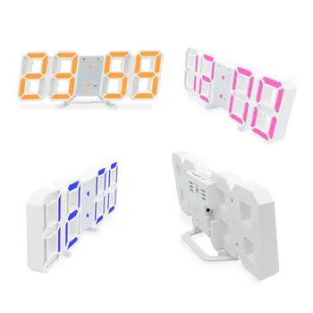 LED Digital Ceasuri de Alarmă Noptiera Ceasuri de Masă Ceasuri de Perete Home Decor de birou Ceasuri Electronice Cu Control Vocal Thermomet