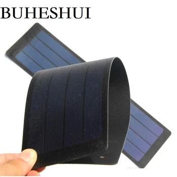 BUHESHUI 2W 6V Flexibil Solar Panou Solar de Siliciu Amorf Mobil Super Subtire rezistent la apa Transport Gratuit