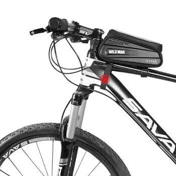 OMUL SĂLBATIC Biciclete MTB Caz de Telefon Durabil Impermeabil Ecran Tactil Saci de Biciclete de Top Tub Husă în aer liber, Ciclism Provizii Esențiale