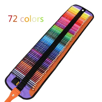 72 Buc/set Creioane Colorate, Inclusiv de Colorat, Creioane, Ascuțitoare, un Caz de Călătorie, Un Cadou Perfect Pentru Copii, Elevi, Artist