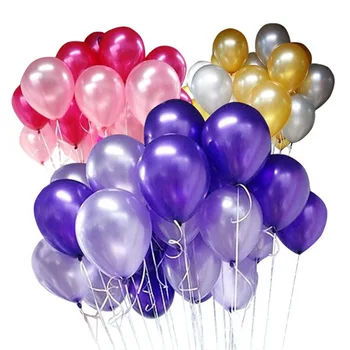 100 buc/pachet 10 cm grosime 2.2 g pearlized rotunda latex, baloane nunta, baloane decor baloane petrecere