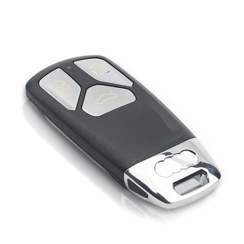 Dandkey Inteligent de la Distanță Cheie Auto Shell Cazul Gol Pentru Audi A3 A4 A4L A5 A6 A8 Quattro Q5 Q7 S5 SQ7 2017 PÂNĂ TT 2016 Fob 3/4 Butoane