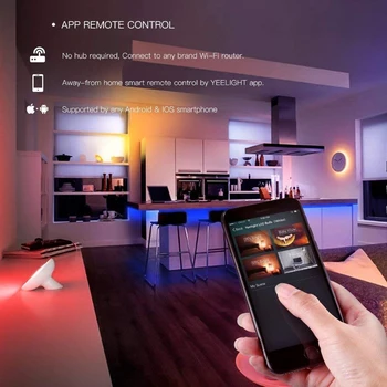 Yeelight Aurora Inteligent de Lumină de Bandă 1S Plus LED RGB Colorate WiFi de Control de la Distanță cu APLICAȚIA Asistent Homekit pentru Xiaomi smart home