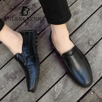 2021 Din Piele Pantofi Barbati Lux Respirabil Oameni De Afaceri Mocasini Negru Confortul Casual Pantofi De Moda De Conducere Bărbați În Aer Liber De Mari Dimensiuni 12