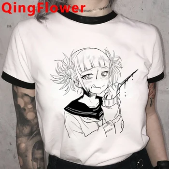 Eroul meu mediul Academic Himiko Toga Anime Amuzant Tricou Femei Boku No Hero Academia 90 T-shirt Graphic Tricou de Moda de Top Teuri de sex Feminin